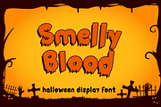 Smelly Blood, a Sans Serif Font by Attype (Thumbnail 1 of 7)
