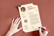 Boho CV Resume Template, a Resume Template by Neermana (Thumbnail 4 of 5)