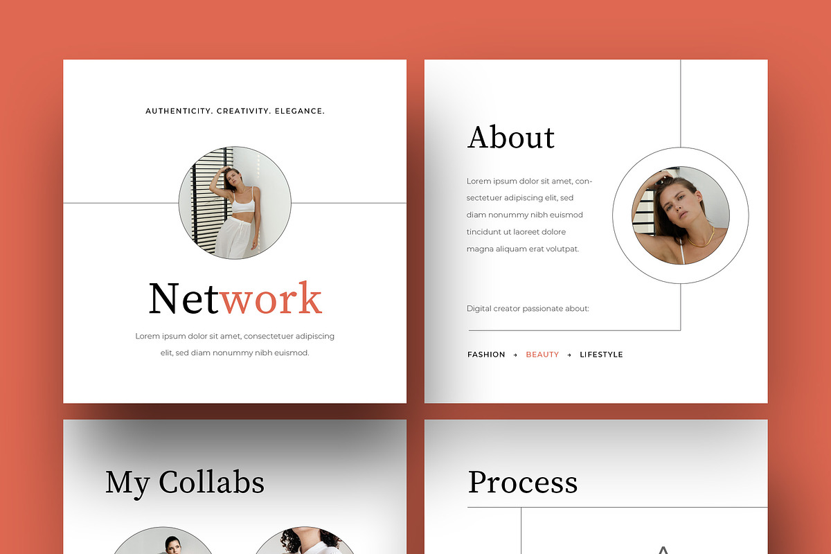 Influencer Instagram Templates preview 2