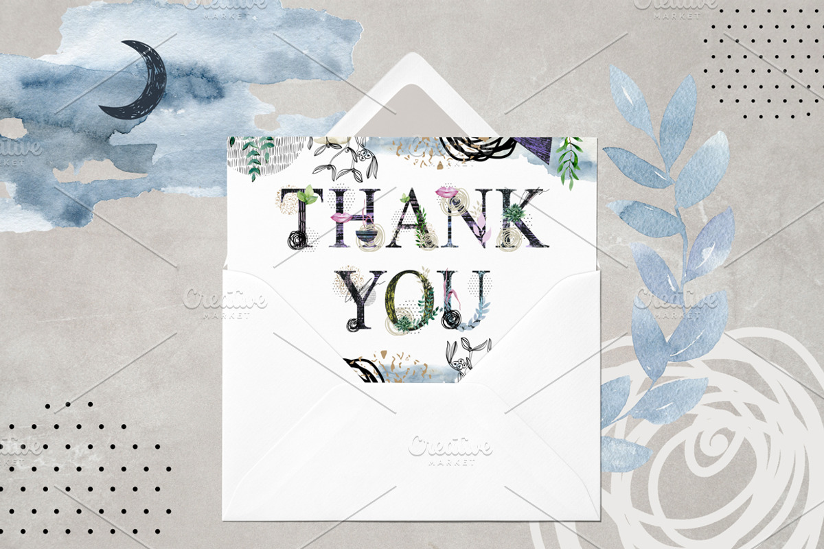 Abstract and floral collection., a Decorative Illustration by TaPilipa (Photo 13 of 13)