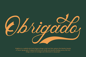 Heighten Vintage Script Font