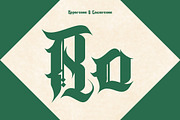 Asterixot - Modern Blackletter Font, a Blackletter Font by Dhabee (Thumbnail 2 of 17)