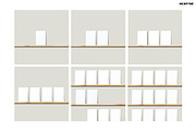 A6/B6/A5 GREETING CARD MOCKUPS, a Merchandise Mockup by MCKP*ME (Thumbnail 3 of 9)