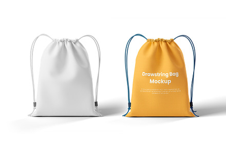 Drawstring Bag Mockup