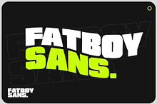 Fatboy Sans - Bold Display Font