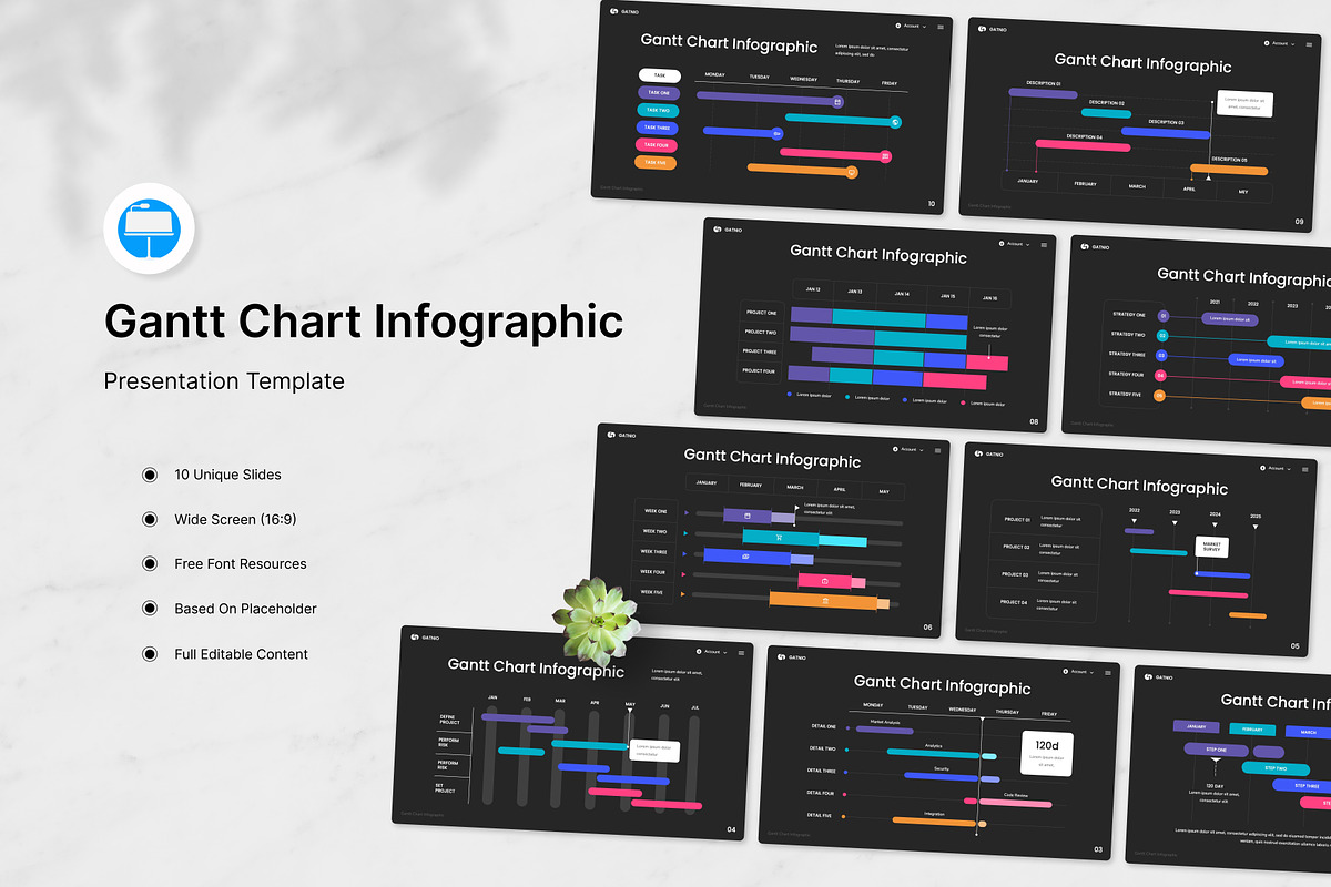 Gantt Chart Keynote