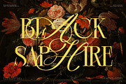 Black Saphire - Hybrid Serif, a Serif Font by Krismagraph (Thumbnail 1 of 14)