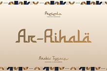 Ar Rihala | Arabic Typeface