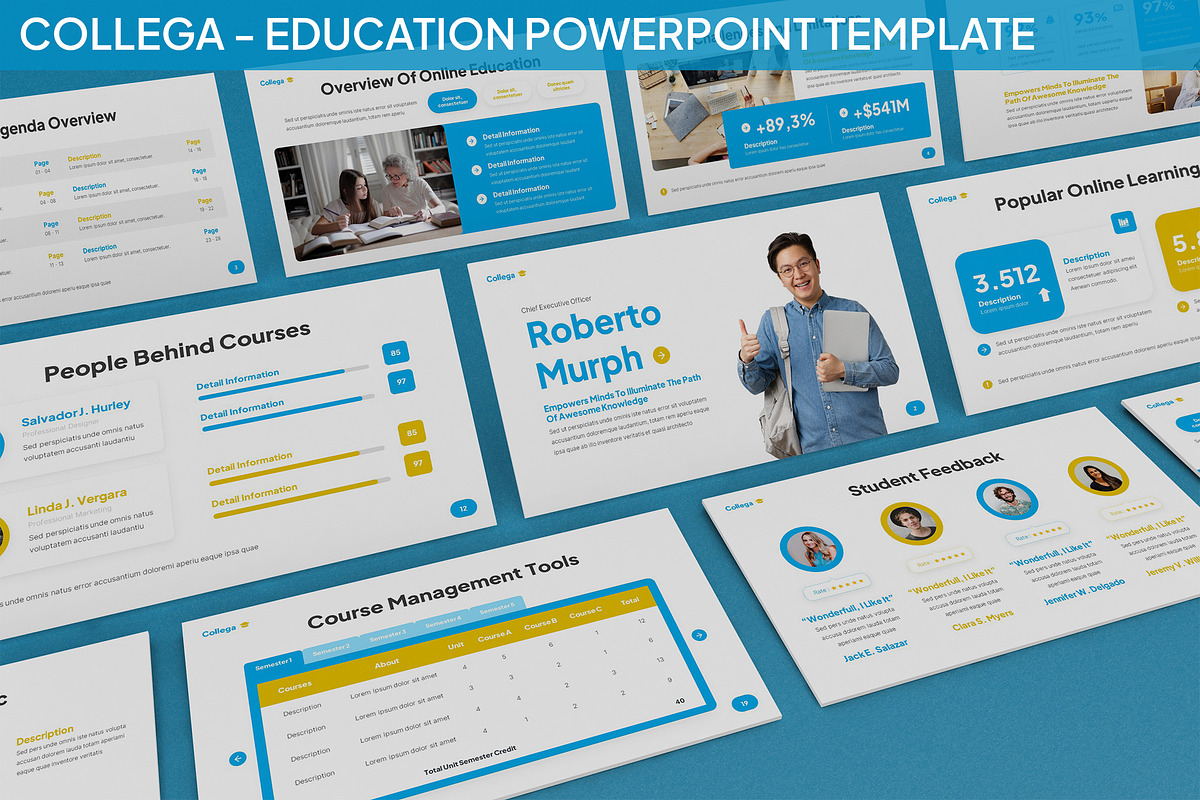 Collega - Powerpoint Template, a Presentation Template by SlideFactory (Photo 1 of 4)
