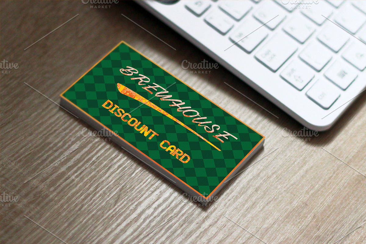 Brewery Discount Card, a Card Template by Konakchiev (Photo 2 of 3)