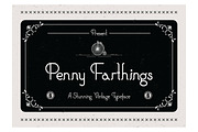Penny Farthings, a Font by TGIF.STD (Thumbnail 1 of 5)