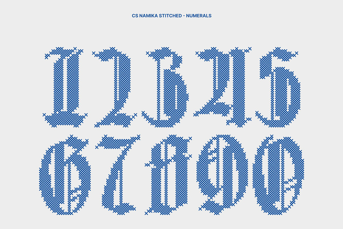 CS Namika Stitched, a Blackletter Font by Craft Supply Co. (Photo 5 of 8)