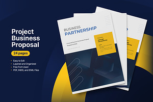 Project Business Proposal Template, a Brochure Template by TMint Play