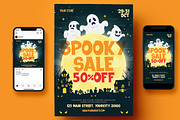 Halloween Sale Flyer, a Flyer Template by Creativestoree (Thumbnail 4 of 5)