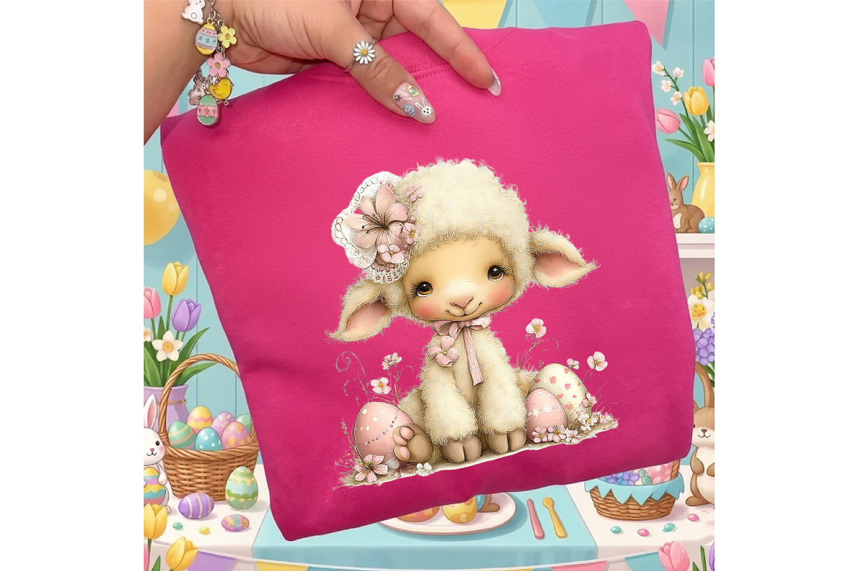 Whimsical Easter Animals Clipart, an Illustration by designcity5 (Photo 5 of 5)