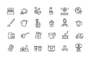 Set of Coffee Production icons, an Outline Icon by Tettygreen (Thumbnail 2 of 2)