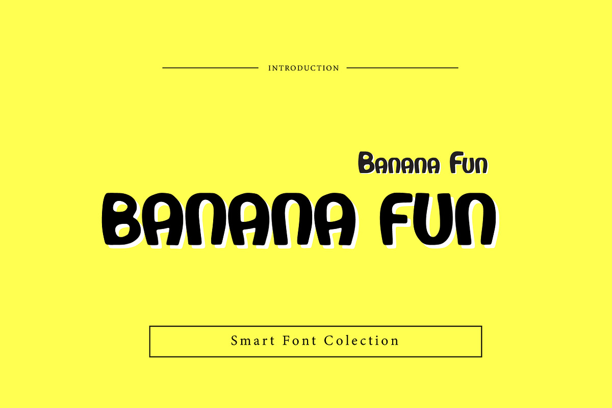 Banana Fun, a Slab Serif Font by Wow Magic (Photo 1 of 2)
