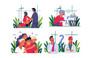 Part 1 Medical website illustrations, a Healthcare Illustration by Grivina's shop (Thumbnail 8 of 37)