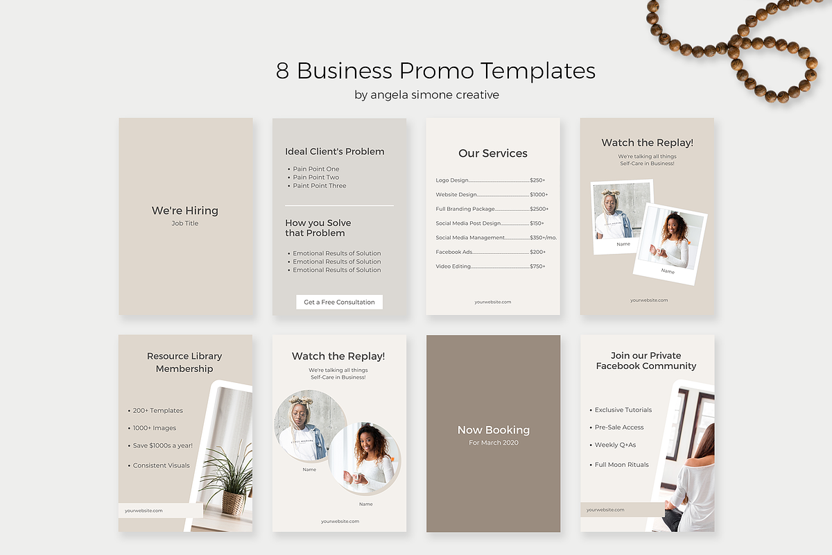 Pinterest Content Marketing Template, a Social Media Template by angela simone creative (Photo 12 of 22)