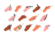 Artist, painter hands with art tools, a Person Illustration by PaperTrident (Thumbnail 1 of 8)