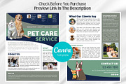 Canva Newsletter Template Pet Care, an Email Template by PixelCraft (Thumbnail 2 of 15)