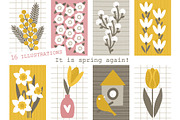 SPRING  illustrations & patterns, an Object Graphic by Nastya Tkachova (Thumbnail 2 of 8)