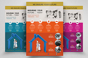 Insurance Flyer Template, a Flyer Template by Psd Templates (Thumbnail 1 of 3)