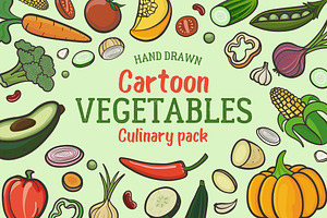 Cartoon Vegetables Culinary Pack