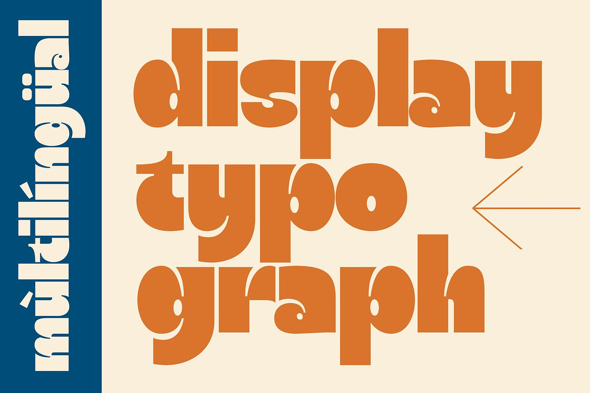 Gilroy - Retro Display Font, a Sans Serif Font by Luna Shop (Photo 6 of 9)
