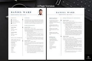 Skills Based ATS Resume Template