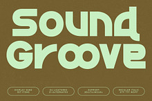 Sound Groove Retro Display Font