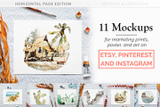Print Mockups for Etsy & Instagram, a Cups & Container Mockup by Drifter Studio PrintShop (Thumbnail 1 of 3)