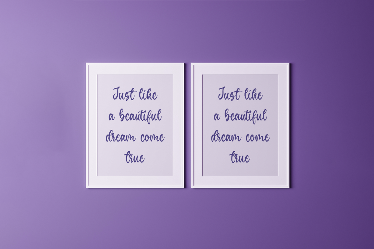 Priscilla - Instagram Font, a Script Font by RockboyStd