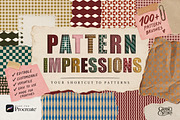 Pattern Impression Procreate Brushes, a Brush Add-On by GRANCI STUDIOS (Thumbnail 1 of 10)