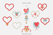 Forget-me-not Antique Valentine, a Seasonal Illustration by Catch the Dream Art (Thumbnail 7 of 10)