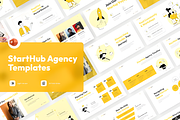 StartHub Agency PowerPoint Template, a Presentation Template by Ink Gallery (Thumbnail 1 of 3)