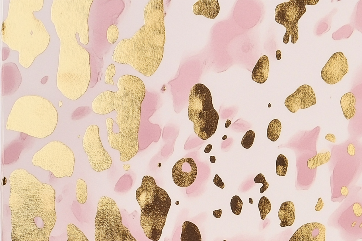 Blush & Gold Fusion, a Pattern Graphic by Printable Treasure (Photo 4 of 6)