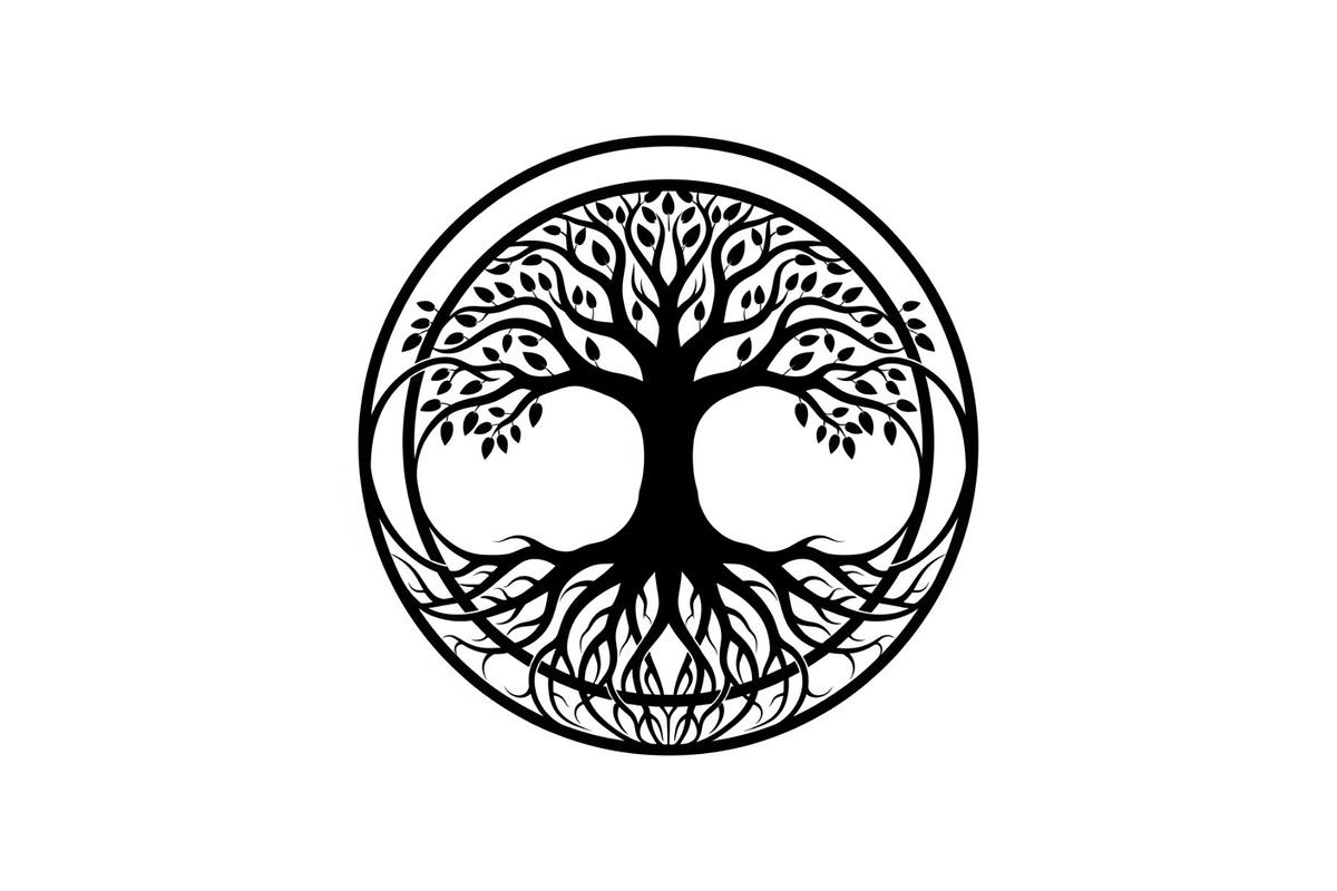 Tree of Life Circle Frame Bundle, an Illustration by Gaye Art (Photo 43 of 51)