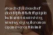 Wilkista - Ligature Typeface, a Serif Font by Graphicxell (Thumbnail 16 of 18)