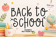 Teacher Treats - Cute Teacher Font, a Handwritten Font by KiddoGlyphs Studio (Thumbnail 2 of 5)