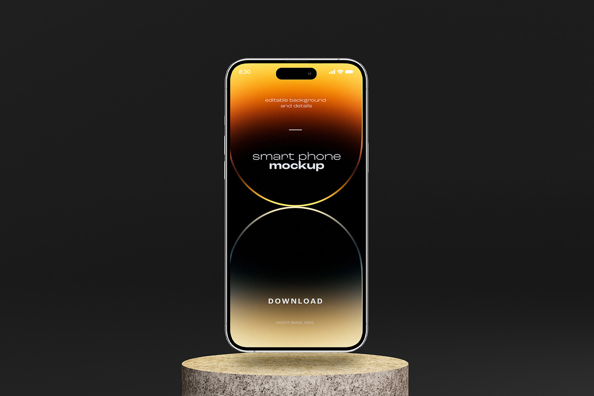 iPhone 14 Pro Max MockUp, a Product Mockup by PSD Market (Photo 1 of 20)