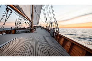 View from the deck of a sailing, a Nature Photo by Sergey Kotenev
