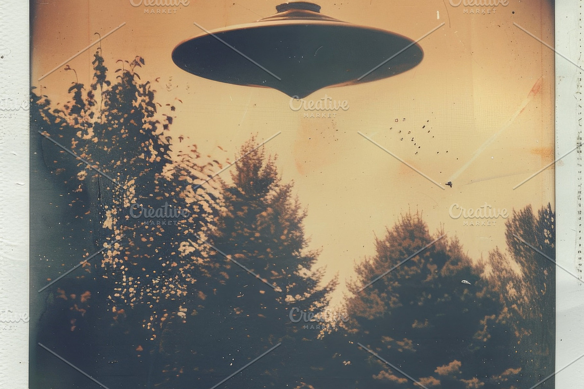 97 UFO objects flying in the sky, a Transportation Photo by Handmadefont (Photo 49 of 101)