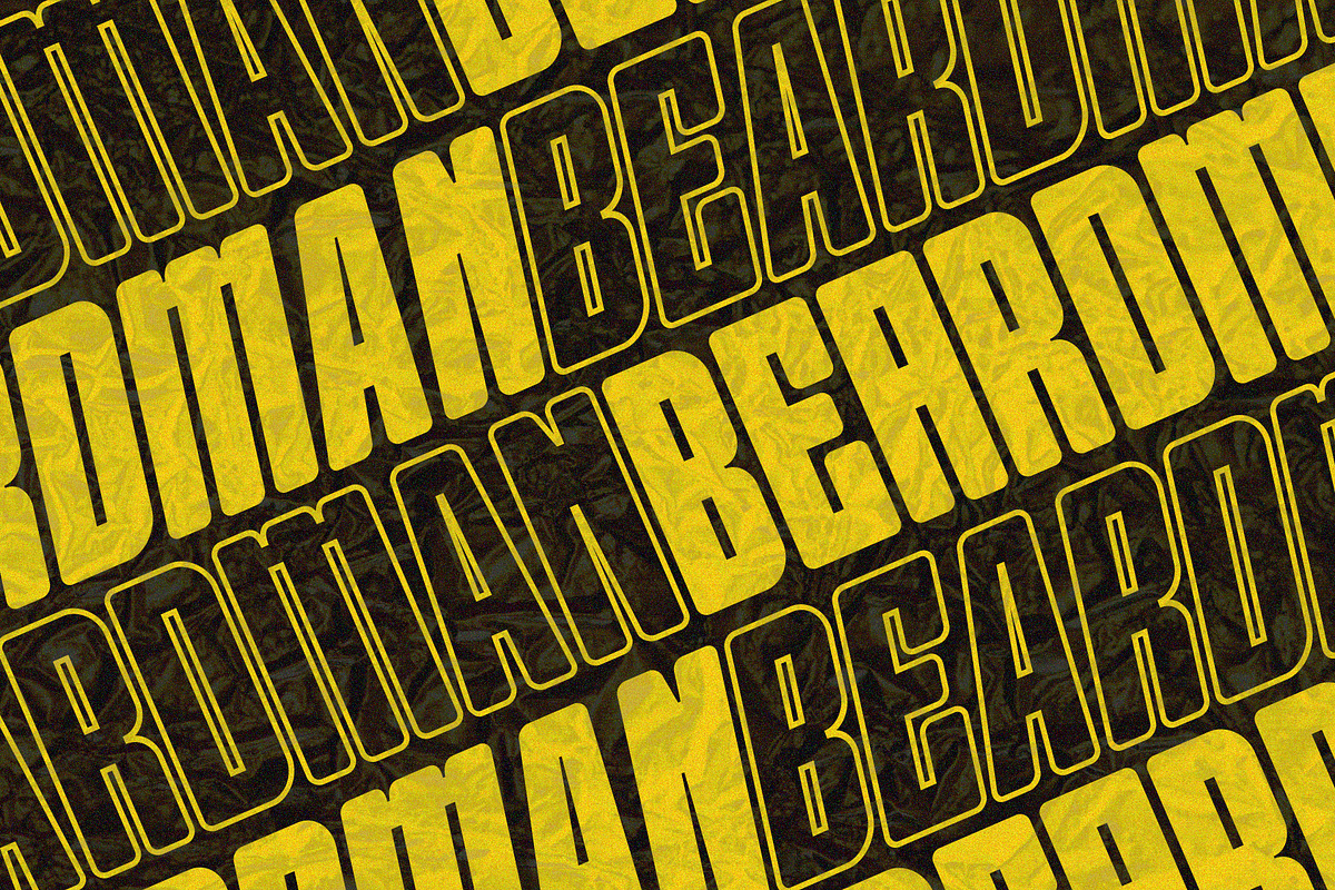 Beardman - Headline Condensed Font, a Sans Serif Font by roomspace creative lab (Photo 8 of 15)