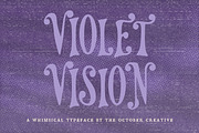 Violet Vision Victorian Circus Font, a Serif Font by The October Creative (Thumbnail 1 of 8)