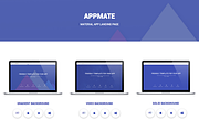 Material Design App Landing Template, a Bootstrap Template by Codetic (Thumbnail 2 of 13)