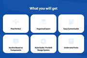 CRM Landing Pages Design Kit Figma, a Landing Page Template by MokuiDesign (Thumbnail 3 of 5)