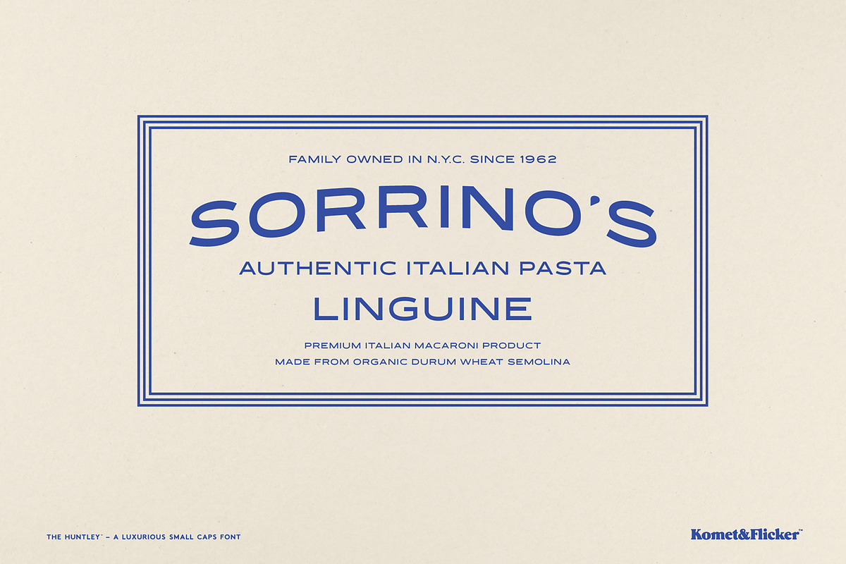 The Huntley – A Luxurious Font, a Sans Serif Font by Komet & Flicker (Photo 5 of 15)
