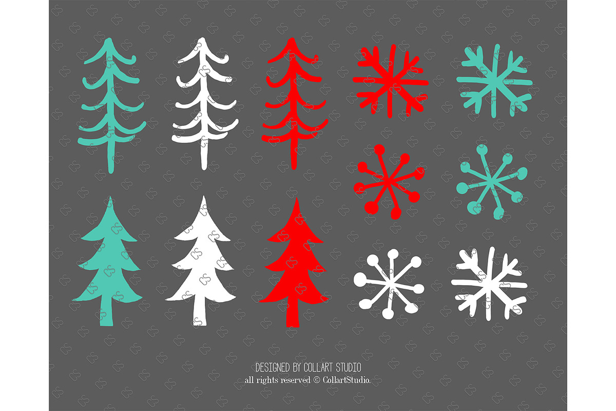 Winter Clipart, Cute Penguins, an Illustration by Collart Studio (Photo 5 of 10)