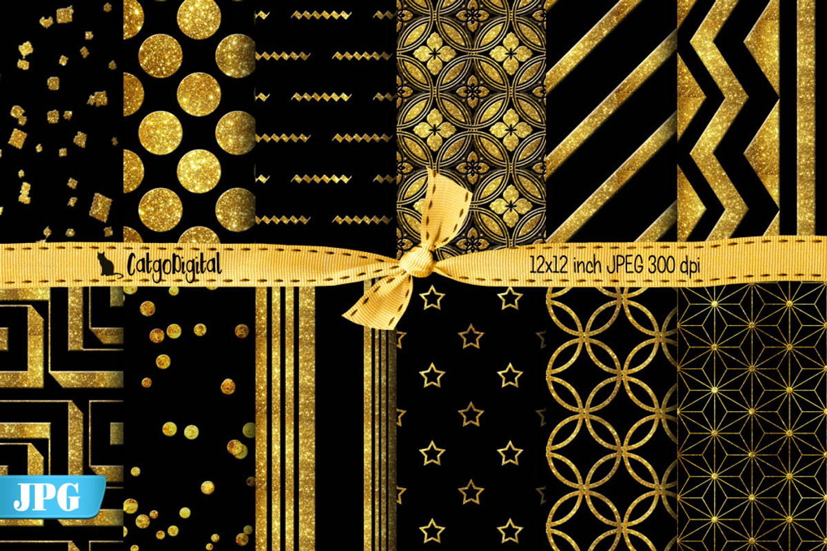 Printable Digital Papers Bundle, a Texture Graphic by CatgoDigital (Photo 9 of 22)